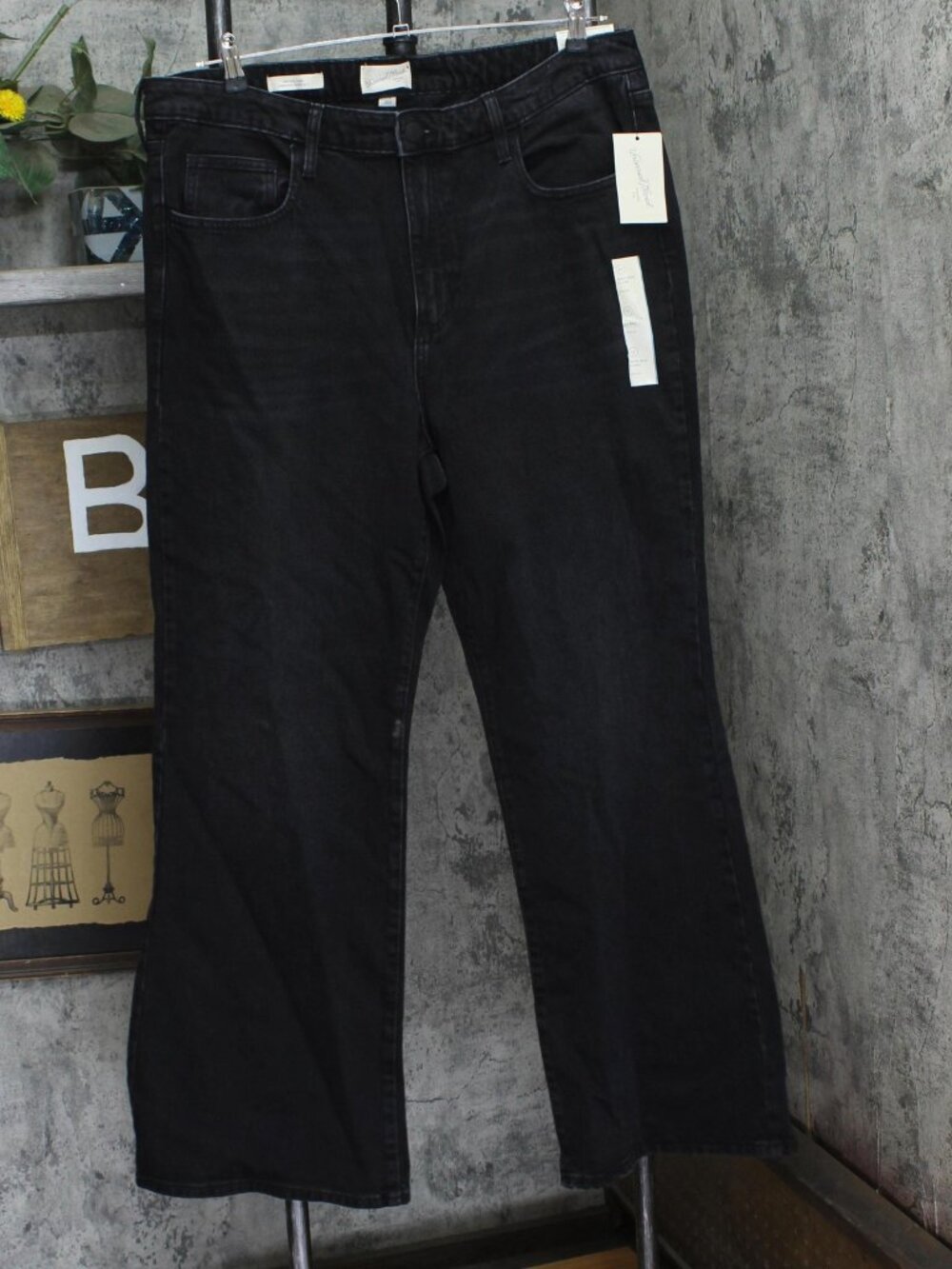 Universal Thread Black Universal Thread High Rise Flare Jeans Wash 17